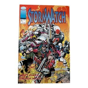 Image‎ Stormwatch #1 Comic Book Scott Clark Trevor Scott 1993